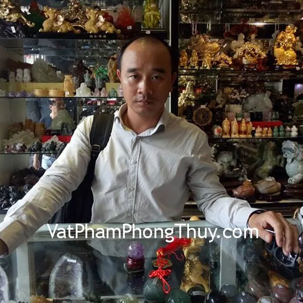 Anh Cường - khách hàng mua quả cầu thạch anh tím GM142 và xâu tiên mai hoa CC1130
