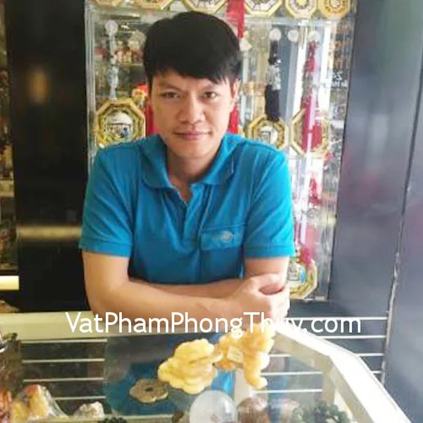Anh Khải- khách hàng mua tỳ hưu Hoàng Long có bờm HM016, thiềm thừ Hoàng Long GM022, tiền xu hoa mai liền CC1139