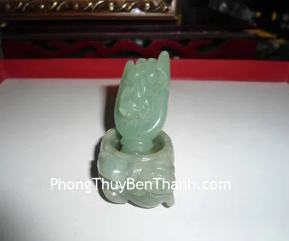 Tỳ hưu ngọc Phỉ Thúy xanh đậm vân mây A+++++ (GCN:586 - 27.35gr) FS6897-F1-6920