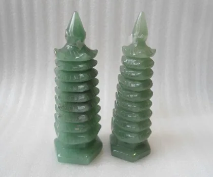 Tháp văn xương đá ngọc trắng 7 tầng FM143