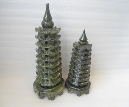 Tháp văn xương lam ngọc 7 tầng (13cm) FGM059