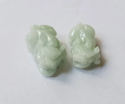 Mặt tỳ hưu phỉ thúy lớn A+++++(32,6gr)(GCN-1693) FS6642-F2-5640